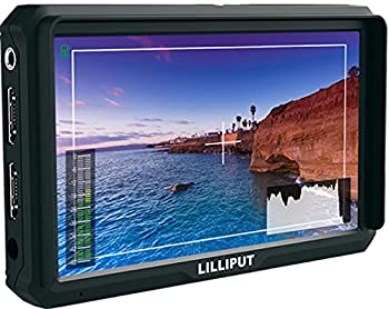 【中古】【輸入品・未使用】Lilliput 【5インチ 4K HDMI カメラトップモニター】 ブラック A5