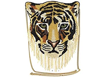 【中古】【輸入品・未使用】Mary Frances Accessories ? クロスボディハンドバッグ ? ラジャタイガービーズ財布 女性用 ? 8 インチ x 0.5 インチ x 8 インチ