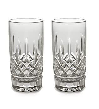 【中古】【輸入品・未使用】Waterford Lismore High Ball Pair%ｶﾝﾏ% 12-Ounce by Waterford Crystal