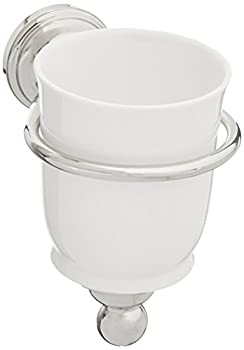 【中古】【輸入品・未使用】(Polished Nickel) - Rohl U.6925PN Perrin and Rowe Tumbler Holder with White Porcelain Tumbler%カンマ% Polished Nickel|スカイマーケットプラス
