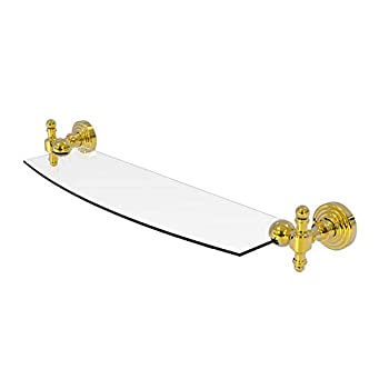 【中古】【輸入品・未使用】Retro Wave 18 Inch Glass Shelf - RW-33/18-PB|スカイマーケットプラス