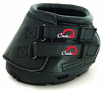 【中古】【インポート品・未当て嵌める】Cavallo Simple Hoof Boot for Horses%ｶﾝﾏ% Size 1%ｶﾝﾏ% Black by Cavallo