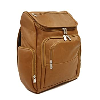 【中古】【輸入品・未使用】Piel Leather 2834 Multi-Pocket Laptop Backpack - Saddle｜スカイマーケットプラス