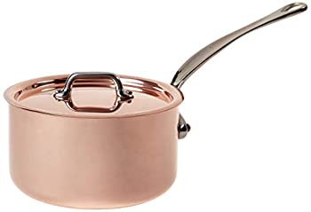 【中古】【インポート品・未当て嵌める】(1.1l) - Mauviel M\u0027Heritage Copper M150S 6110.15 1.1l Saucepan with Lid%ｶﾝﾏ% Cast Stainless Steel Handles.