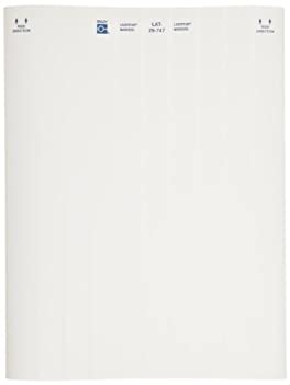 【中古】【インポート品・未当てはめる】Brady LAT-29-747-10 0.65 Width x 0.2 Height%ｶﾝﾏ% B-747 Permanent Polyester%ｶﾝﾏ% Matte Finish White Lasertab Laser Printable Label by Br
