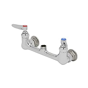 【中古】【輸入品・未使用】T&S Brass B-0330-LN Wall Mount Double Pantry Rigid Base Faucet with 8-Inch Centers and Less Nozzle by T&S Brass|スカイマーケットプラス