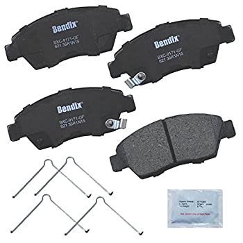 【中古】【輸入品・未使用】Bendix プレミアム 銅不使用 CFC621 セラミックブレーキパッド (取付金具フロント)