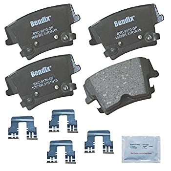 【中古】【輸入品・未使用】Bendix プレミアム 銅不使用 CFC1057SR プレミアム 銅不使用 セラミック ブレーキパッド (後部に取付金具付き)