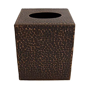 【中古】【インポート品・未当て嵌める】Premier Copper Products TBCSDB Small Hand Hammered Copper Tissue Box Cover
