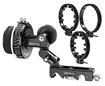 【中古】【インポート品・未当て嵌める】Movo f2?X Precisionフォローフォーカスシステムwith捉え所のないStops \u0026 66?粍、77?粍 \u0026 88?粍自然調整能力のあるな歯車輪っか