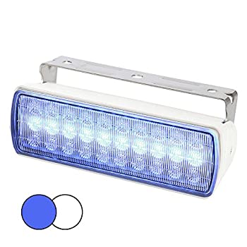 【中古】【インポート品・未当てはめる】Hella Marine Sea Hawk XLデュアル色合いLED Floodlights???青碧/白いことLED???ホワイトハウジングハウジング\u003dなし|水晶体色\u003dなし