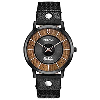 【中古】【インポート品・未当て嵌める】Bulova ユニ 「We are Family」 ル・フリーク - ナイル・ロジャース - 98A222 One Size 黒いこと