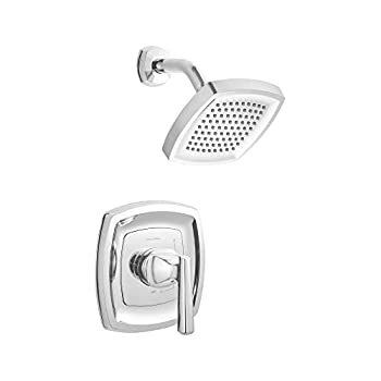 【中古】【インポート品・未当て嵌める】American Standard TU018501.002 Edgemere シャワーのみ刈り込み一揃いの道具 薬莢付き添い人 光輝Cr TU018501.002 1