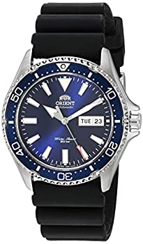 【中古】【輸入品・未使用】Orient メンズ Kamasu ステンレススチール 日本製自動ダイビングウォッチ%ｶﾝﾏ% ブルー - ラバーストラップ。