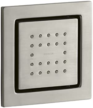 【中古】【インポート品・未当て嵌める】(Vibrant Brushed Nickel) - KOHLER K-8003-BN WaterTile 22-Nozzle Bodyspray%ｶﾝﾏ% Vibrant Brushed Nickel