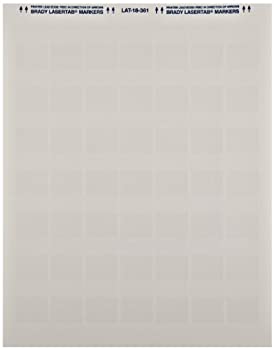 【中古】【インポート品・未当てはめる】Brady LAT-18-361-2.5 1 Width x 1.33 Height%ｶﾝﾏ% B-361B Self-Laminating Polyester%ｶﾝﾏ% Matte Finish White/Translucent Laser Printable La