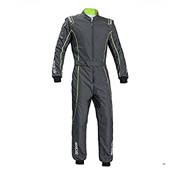 【中古】【輸入品・未使用】SPARCO (スパルコ) カートスーツ GROOVE KS-3 GREY/GREEN サイズXXL 002334GRSVD5XXL