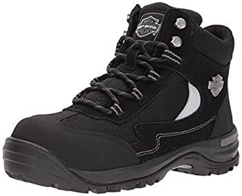 【中古】【輸入品・未使用】[Harley-Davidson] Women's Waites 4-Inch Leather and Mesh Safety Boots D84112