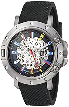 【中古】【インポート品・未当て嵌める】Nautica Men\u0027s \u0027PRH Porthole\u0027 Quartz Stainless Steel and Silicone Casual Watch%ｶﾝﾏ% Color:Black (Model: NAPPRH011) その他-腕時計