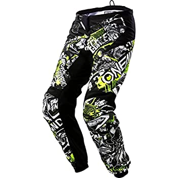 【中古】【輸入品・未使用】Oneal Element Attackメンズブラック/ Hi - Vizモトクロスパンツ???28 Size 40 0108-840