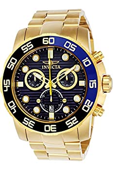 【中古】【輸入品・未使用】Invicta Men's Pro Diver 21555 Gold Stainless-Steel Quartz Dress Watch