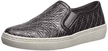 【中古】【インポート品・未当て嵌める】Skechers レディース Goldie Distressed メタリックキルトスリッポン スニーカー US 大きさ: 6 色つや: 薄墨色