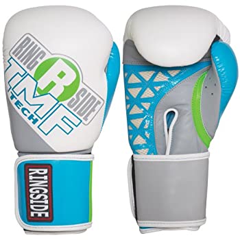 【中古】【輸入品・未使用】(350ml%ｶﾝﾏ% White/Blue) - Ringside Women's IMF Tech Boxing Kickboxing Muay Thai Training Gloves Sparring Punching Mitts｜スカイマーケットプラス