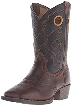 【中古】【インポート品・未当て嵌める】[ARIAT] ユニセックス・キッズ Kids\u0027 Roughstock - K 色つや: 赤銅色