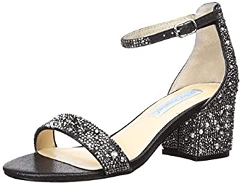 【中古】【インポート品・未当て嵌める】Blue by Betsey Johnson レディース Sb-Raine お召しものサンダル US 大いさ: 6 色合い: 黒いこと その他-靴