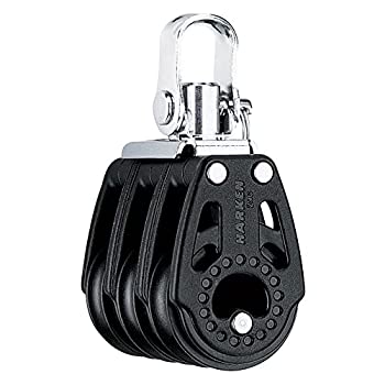 【中古】【輸入品・未使用】HARKEN 29mm トリプルカーボエアブロック スイベル付き - 釣り [344F]