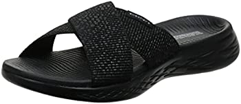 【中古】【輸入品・未使用】Skechers レディース スライドサンダル%ｶﾝﾏ% ブラック%ｶﾝﾏ% 9