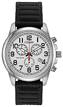 【中古】【輸入品・未使用】【並行輸入品】CITIZEN シチズン エコドライブ ミリタリー AT0200-13A 腕時計 メンズ 逆輸入 クロノグラフ アナログ ソーラー シルバー ブラック|スカイマーケットプラス
