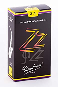 【中古】【輸入品・未使用】バンドーレン アルトサクソフォンリード ズィーズィー(ZZ) 硬さ:2-1/2 (10枚入)|スカイマーケットプラス