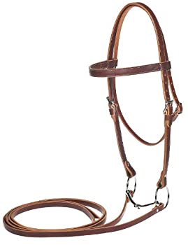 【中古】【輸入品・未使用】Weaverレザー60???2280ドラフトHorse Riding Bridle、サンセット、平均