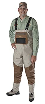 【中古】【インポート品・未当てはめる】(Small) - Caddis Men\u0027s Attractive 2-Tone Tauped Deluxe Breathable Stocking Foot Wader(DOES NOT INCLUDE BOOTS)
