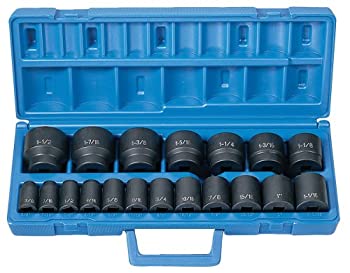 【中古】【インポート品・未当て嵌める】薄墨色空気圧GY1319 1/2in運転19個標準尺度長さ分数お師匠さん仕かける インテリア・寝具・収納-その他