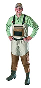 【中古】【インポート品・未当て嵌める】Caddisメンズ2トーントープデラックス通気性Boot足Wader ベージュ