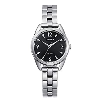 【中古】【インポート品・未当て嵌める】Citizen レディース ドライブクォーツ ステンレススチールストラップ しろがね色 11 カジュアルウォッチ (ひな形:EM0680-70E)