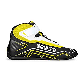 【中古】【輸入品・未使用】SPARCO (スパルコ) カートシューズ K-RUN (Kラン) ブラック/イエロー サイズ41 00127141NRGF｜スカイマーケットプラス