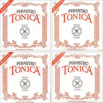 【中古】【輸入品・未使用】PIRASTRO 412020 TONICA ヴァイオリン弦 バイオリン弦 トニカ 4/4用 Mittel セット弦 E線:ボールエンド (ピラストロ)