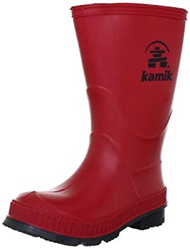【中古】【輸入品・未使用】Kamik Stomp Rain Boot%ｶﾝﾏ%Red%ｶﾝﾏ%5 M US Big Kid