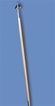 【中古】【インポート品・未当てはめる】Guidon Pole Set with Gold Fittings%ｶﾝﾏ% 7\u0027 Height by EDER Flag Mfg