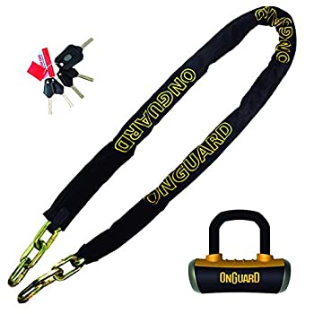 【中古】【輸入品・未使用】OnGuard 8019L Mastiff 6' x 3/8%ﾀﾞﾌﾞﾙｸｫｰﾃ% Quad Chain Lock 141［並行輸入］