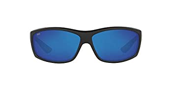 【中古】【インポート品・未当てはめる】Costa Del Mar Saltbreak BK 11 Matte Black Polarized Mirror 580G Lens Sunglasses