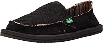 【中古】【輸入品・未使用】Sanuk レディース Donna Hemp US サイズ: 11 M US カラー: ブラック