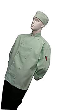 【中古】【輸入品・未使用】Chefskinシェフジャケット大人用Extra Small ( XS 40?in )ミントグリーン|スカイマーケットプラス