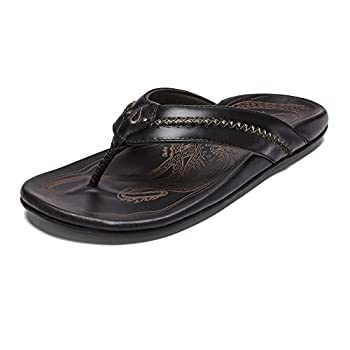 【中古】【輸入品・未使用】OluKai メンズ OluKai Mea Ola Sandal - Men's カラー: ブラック