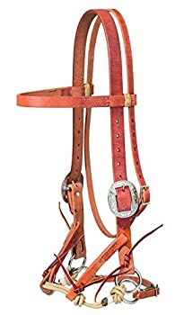 【中古】【インポート品・未当てはめる】(Horse%ｶﾝﾏ% Russet) - Justin Dunn Bitless Bridle