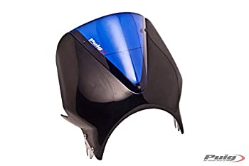 【中古】【輸入品・未使用】フロントガラスPuig 005 na Vision CB600 F HORNET黒と青のドーム｜スカイマーケットプラス