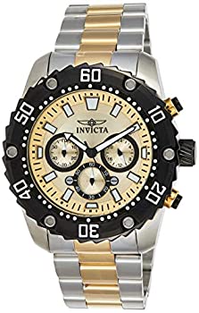 【中古】【インポート品・未当て嵌める】Invicta Men \u0026apos;s \u0026apos; Pro Diver \u0026apos; Quartzステンレス鋼スチール写真Casual Watch %ｶﾝﾏ% Color : Two Tone ( Model : 22519?)